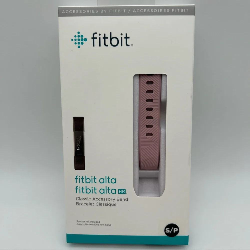 Genuine Fitbit Alta & Alta HR Classic Accessory Band Pink Size Small S/P New